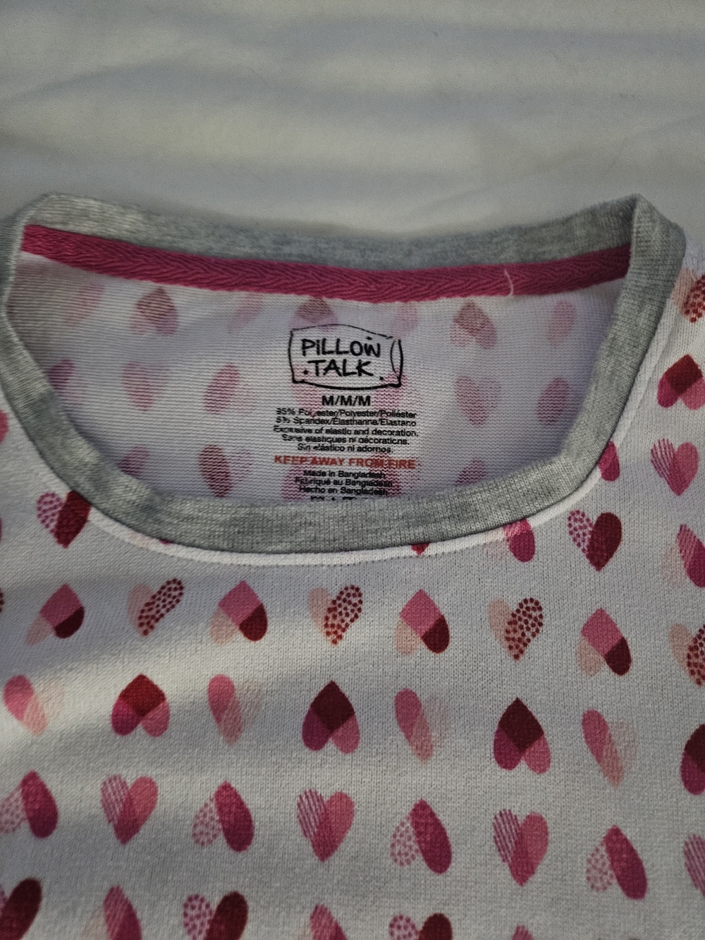Heart-Print Short Pajama Set - Picture 3 of 5